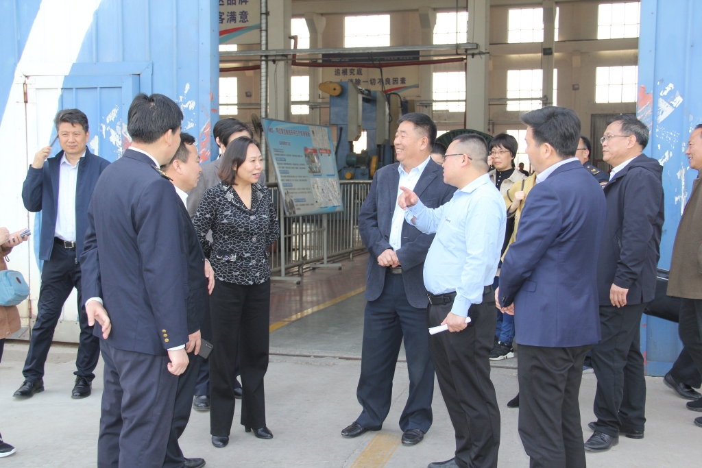 2019年3月26日，，，，，，，，河北省市场监督管理局党组书记丁锦霞莅临ag真人国际线缆集团考察调研，，，，，，，，指导工作